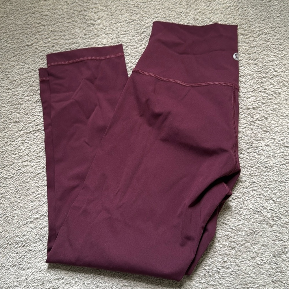 Lululemon Wunder Train Cropped Leggings
